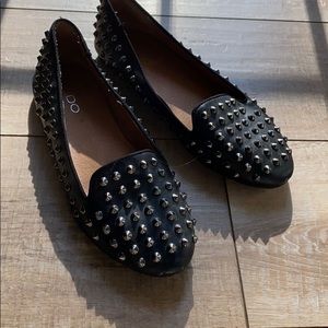 Spiked Loafers